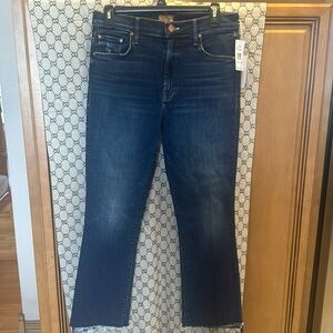 Mother the insider crop step fray